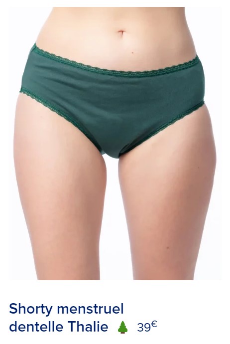 shorty menstruel la minette
