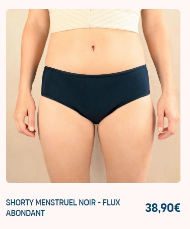 jho shorty menstruel